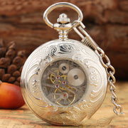 transparent mechanical pocket watch, view 5 - MRSLM