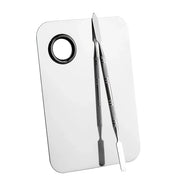 stainless steel mixing palette with spatula, view 13 - MRSLM