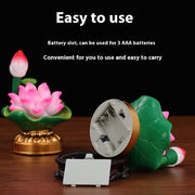 colorful lotus lamp pair, view 3 - MRSLM