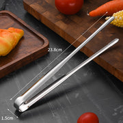 Stainless steel kitchen tongs, view 2 - MRSLM