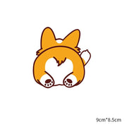 corgi dog pvc car sticker, view 4 - MRSLM