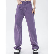 vintage purple high waist jeans, view 2 - MRSLM
