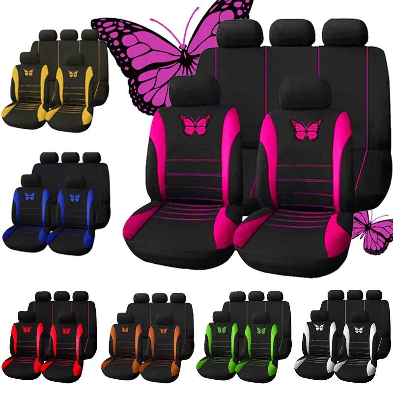 butterfly car seat covers, view 6 - MRSLM