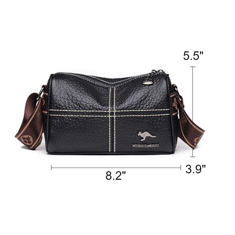 Genuine leather women's tote bag, view 16 - MRSLM