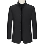 Men's stand collar slim top - MRSLM