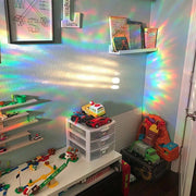3D rainbow window decals, view 4 - MRSLM