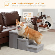 foldable 2-in-1 pet stairs, view 8 - MRSLM