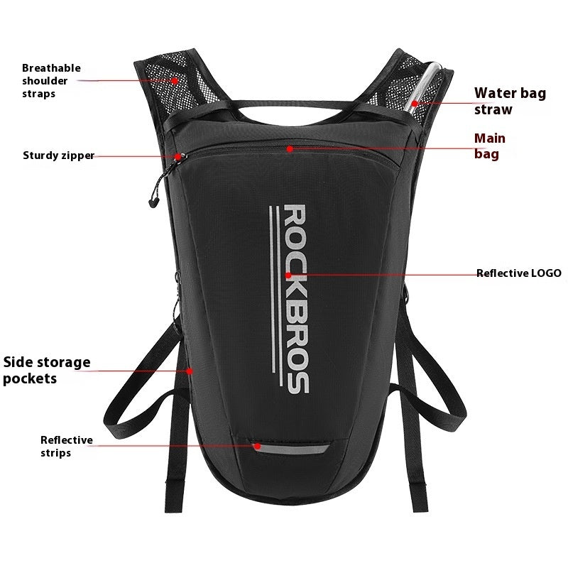 outdoor running backpack, view 3 - MRSLM
