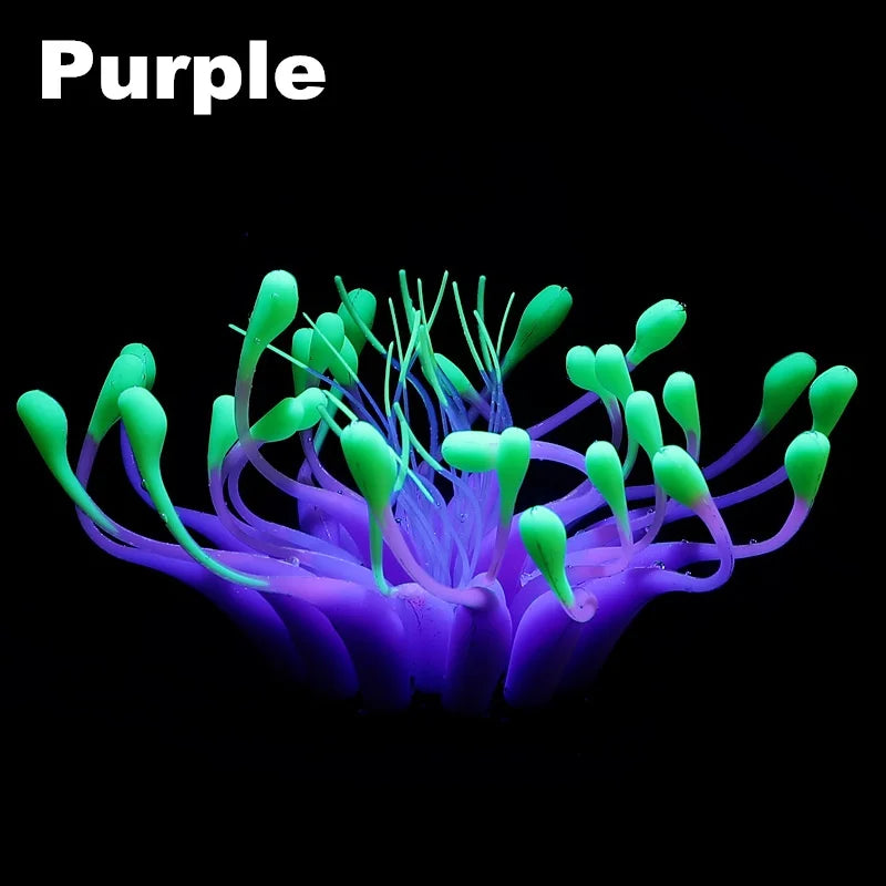 glowing coral aquarium decoration, view 3 - MRSLM