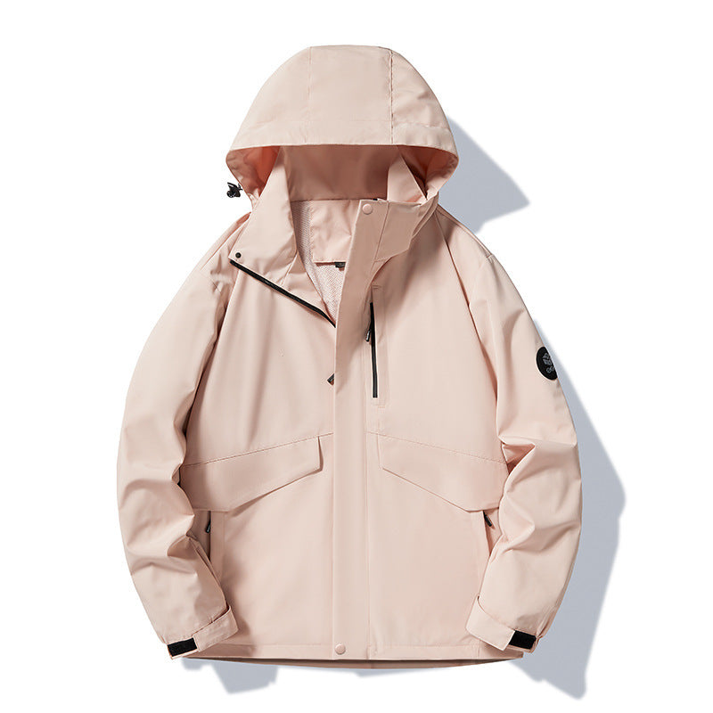 thin hooded hiking jacket, view 6 - MRSLM