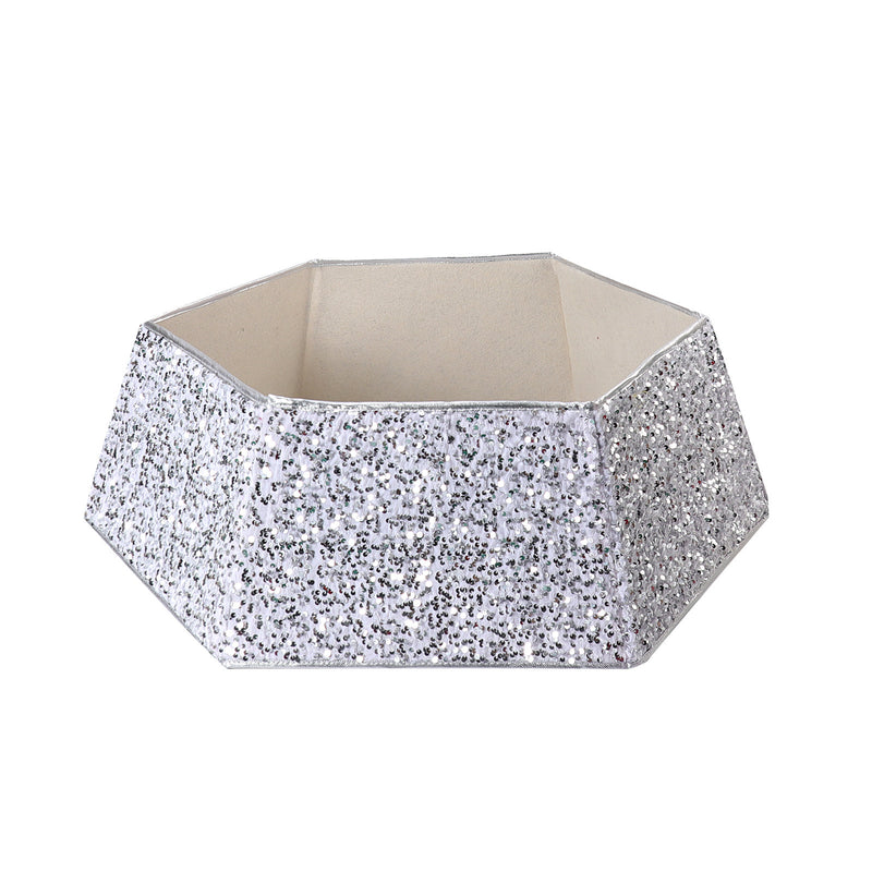 sequin Christmas tree skirt, view 7 - MRSLM