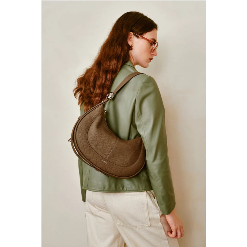 stylish leather tote bag with large capacity, view 9 - MRSLM