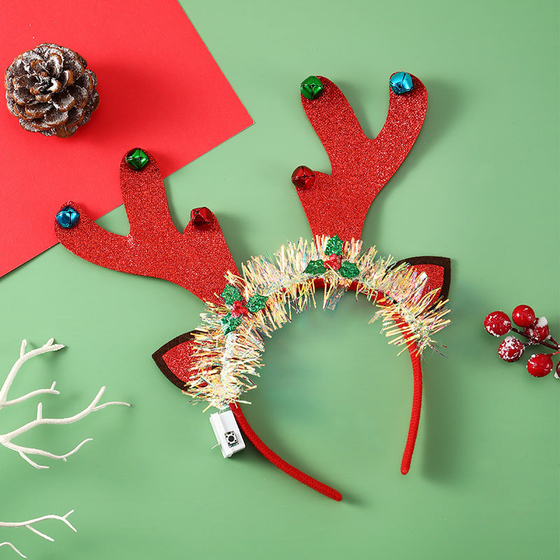 Christmas light-up headband, view 10 - MRSLM