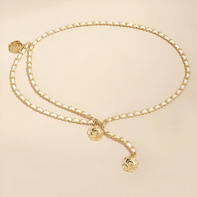 adjustable metal waist chain belt, view 2 - MRSLM