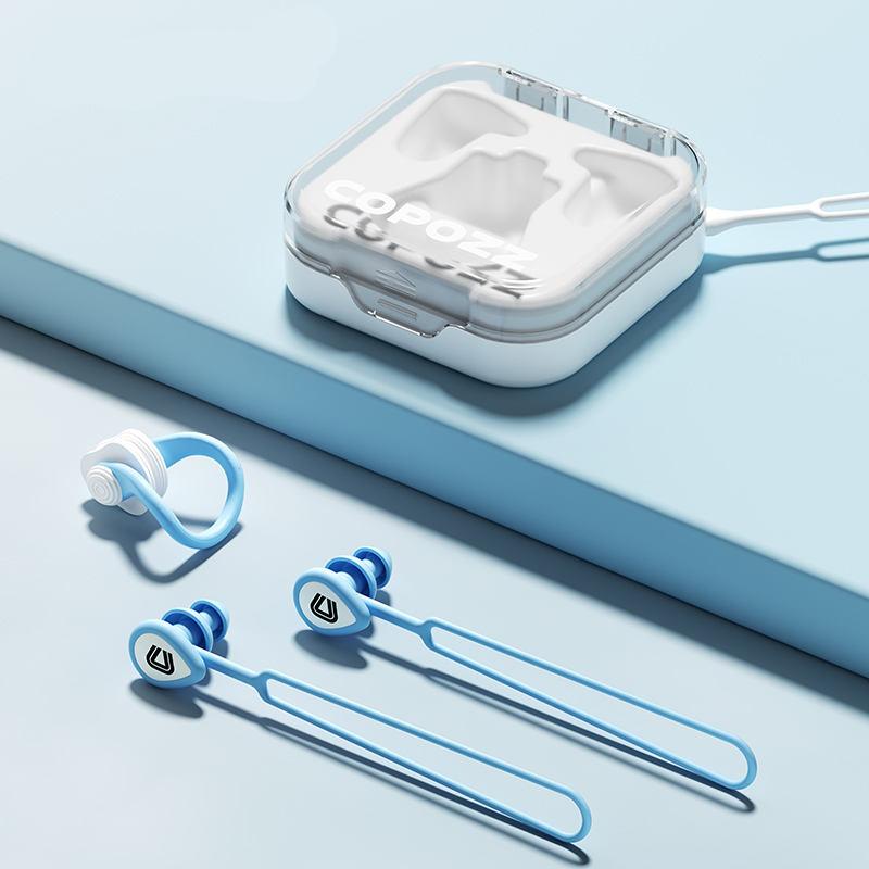 Swim ear plugs and nose clip set, view 3 - MRSLM
