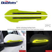 Reflective car bumper and door safety strips, view 3 - MRSLM