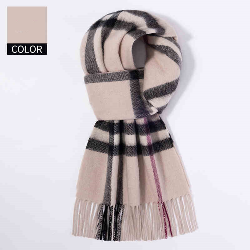 Men's plaid wool scarf, view 6 - MRSLM