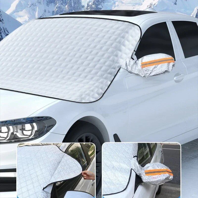 Magnetic car windshield cover, view 8 - MRSLM