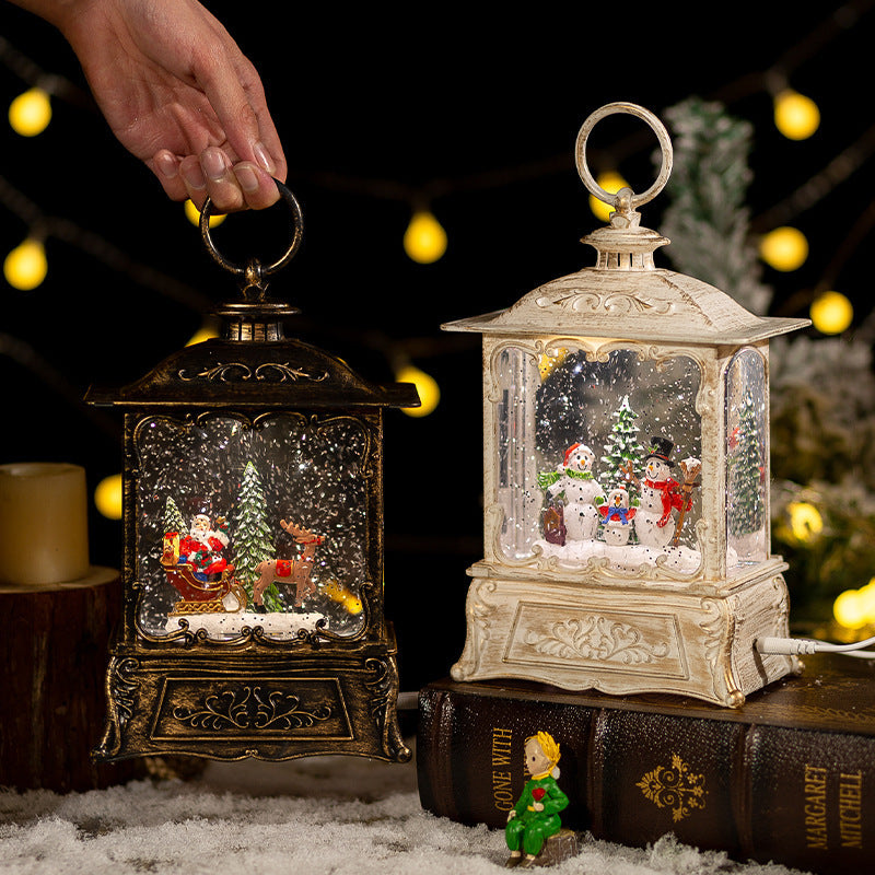 Christmas crystal ball music box - MRSLM
