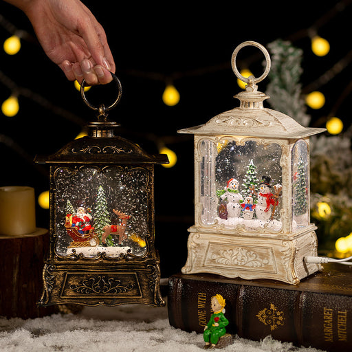 Christmas crystal ball music box - MRSLM