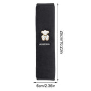 plush cartoon bear seat belt pad, view 4 - MRSLM