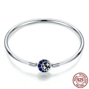 women's sterling silver star bracelet, view 2 - MRSLM