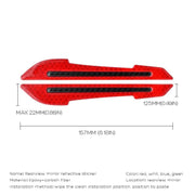 Reflective car bumper and door safety strips, view 9 - MRSLM