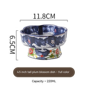Japanese tall porcelain bowl, view 3 - MRSLM