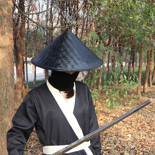 Retro black bamboo fisherman hat - MRSLM