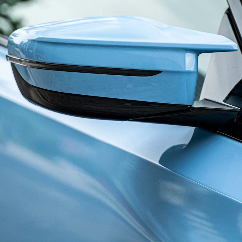 ultra glossy light blue car wrap vinyl, view 7 - MRSLM