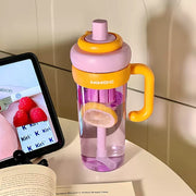 multi-use sports water bottle with straw and tea infuser, view 5 - MRSLM