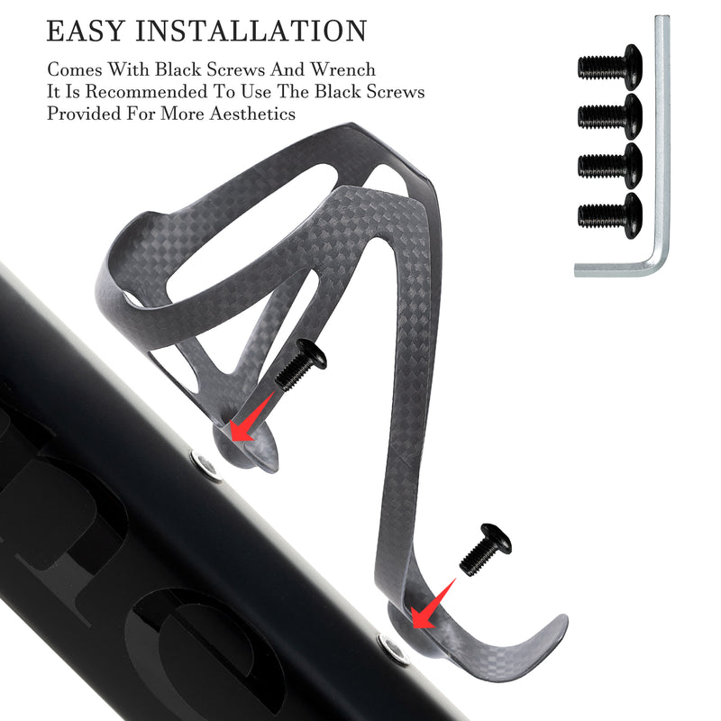 carbon fiber bottle cage, view 7 - MRSLM
