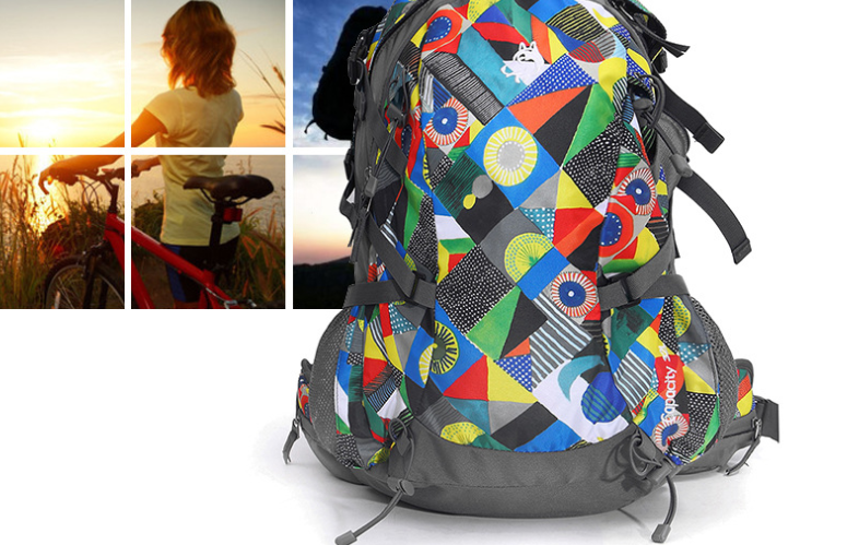 Nylon mountain hiking backpack, view 5 - MRSLM