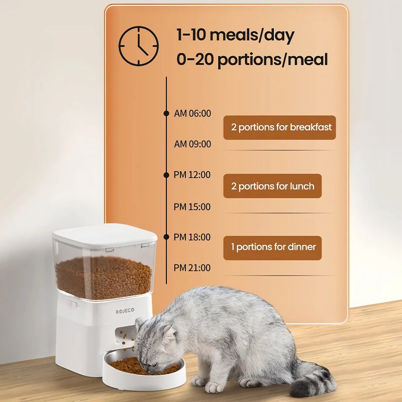 automatic smart dog feeder with wifi, view 10 - MRSLM