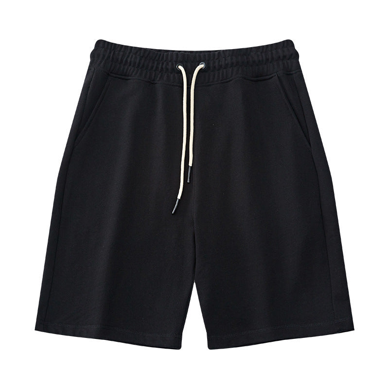Retro cotton terry sweat shorts, view 4 - MRSLM