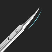 curved cuticle scissors manicure tool, view 5 - MRSLM