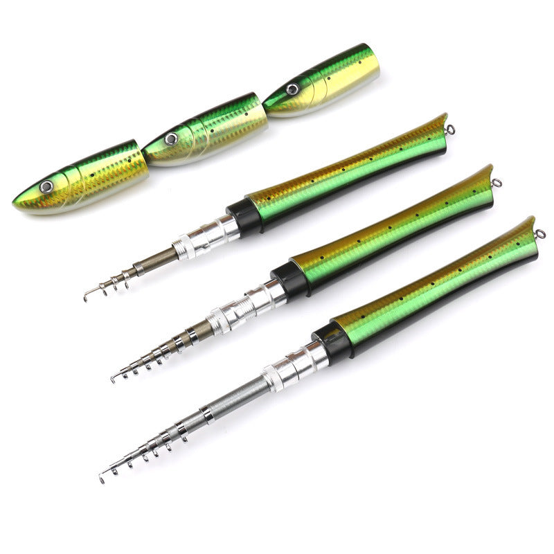 portable telescopic fishing rod set, view 4 - MRSLM
