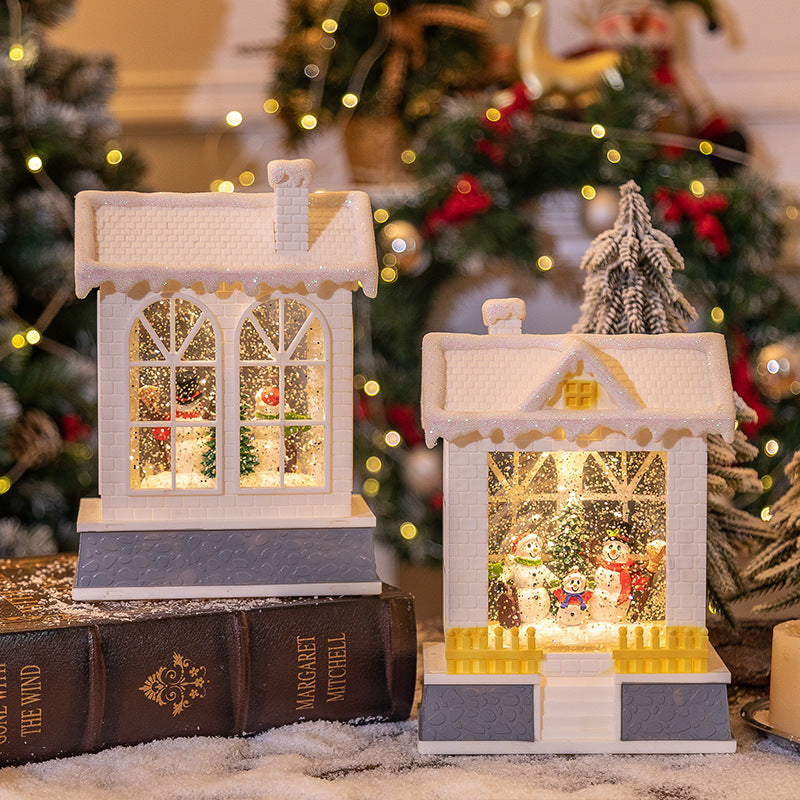 Christmas music box house night lamp, view 6 - MRSLM