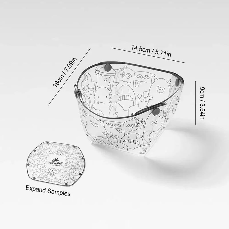 foldable camping tableware, view 2 - MRSLM