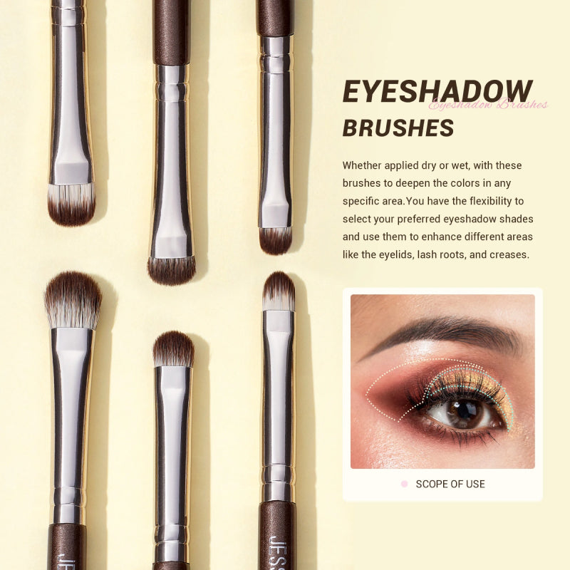 15pcs eye makeup brush set, view 6 - MRSLM