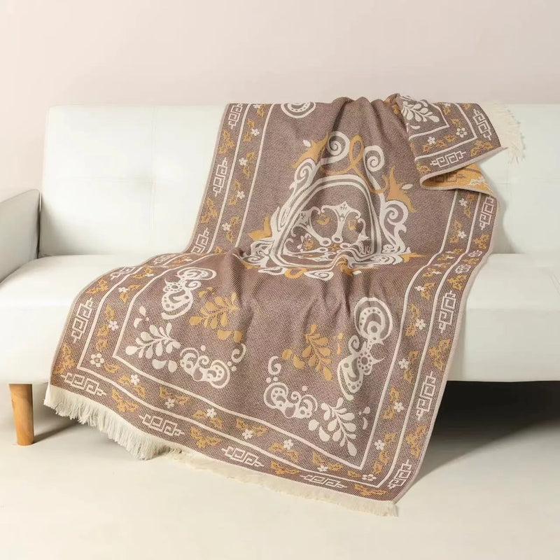 boho bath towel, view 3 - MRSLM