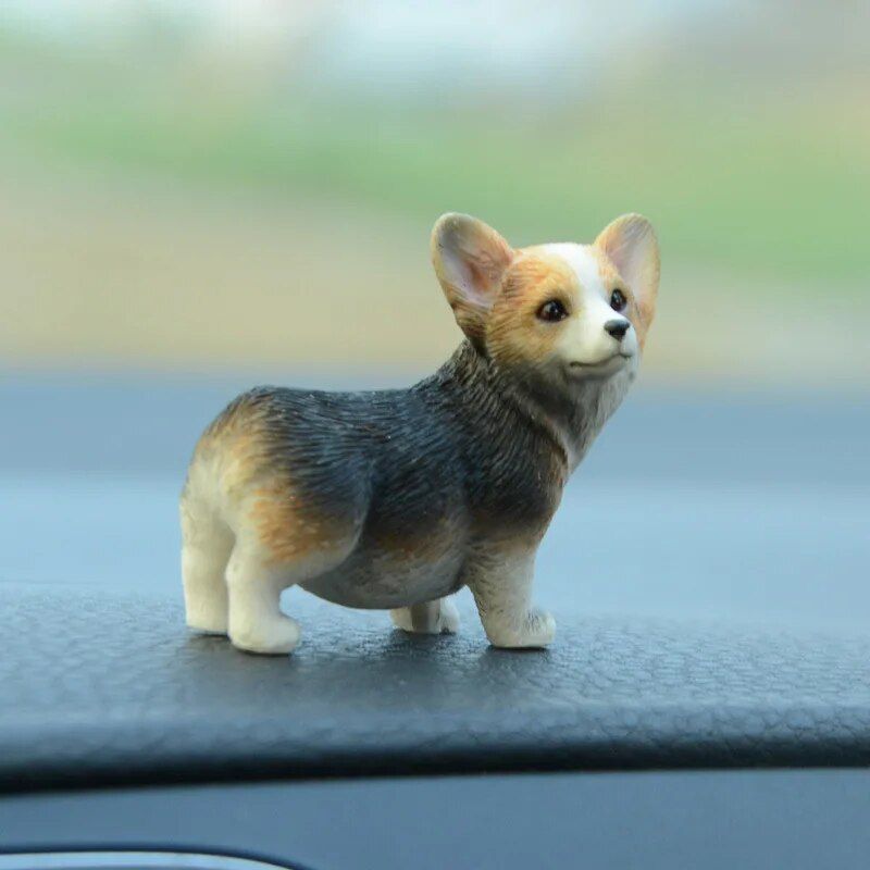 cute corgi dashboard ornament, view 7 - MRSLM
