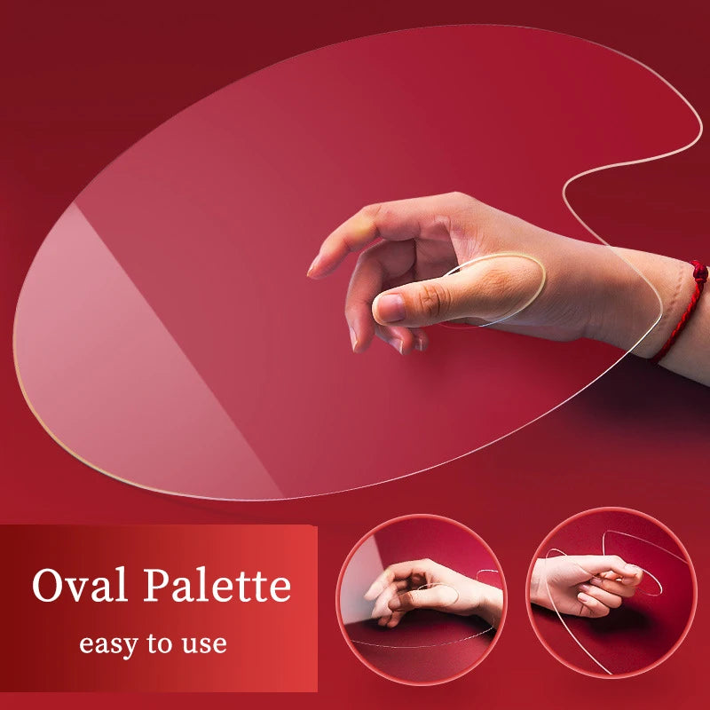 transparent acrylic paint palette, view 4 - MRSLM