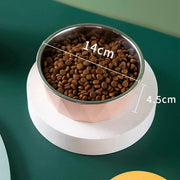 Raised cat food bowl, view 9 - MRSLM