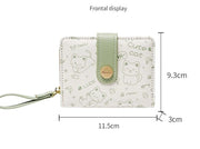 Cute cat compact wallet, view 13 - MRSLM