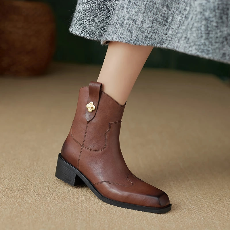 Retro Ankle Boots