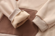 loose hooded jacket with cute print, view 4 - MRSLM