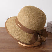 women's big brim summer sun hat, view 3 - MRSLM