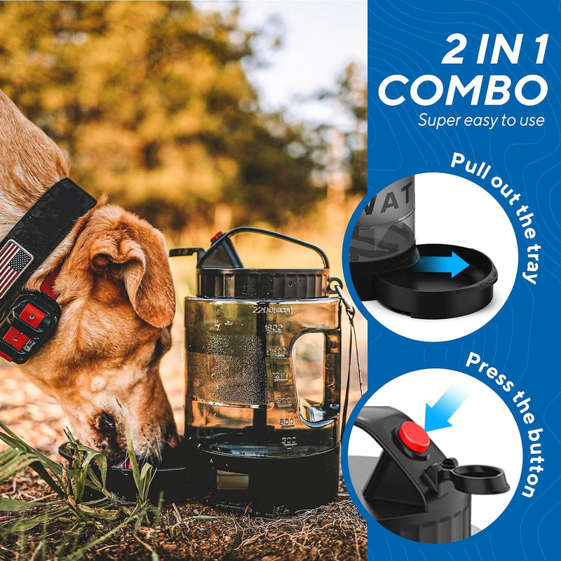 74oz pet water dispenser, view 3 - MRSLM