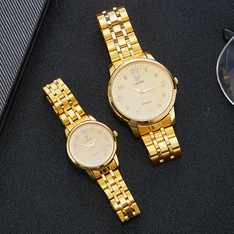 steel band couple watch, view 7 - MRSLM